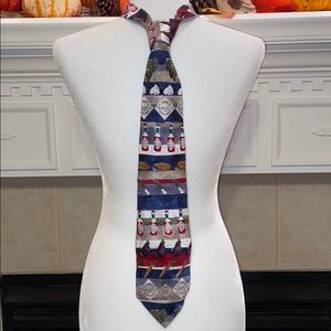 Silk Tabasco Brand Tie With Tabasco Bottle Design